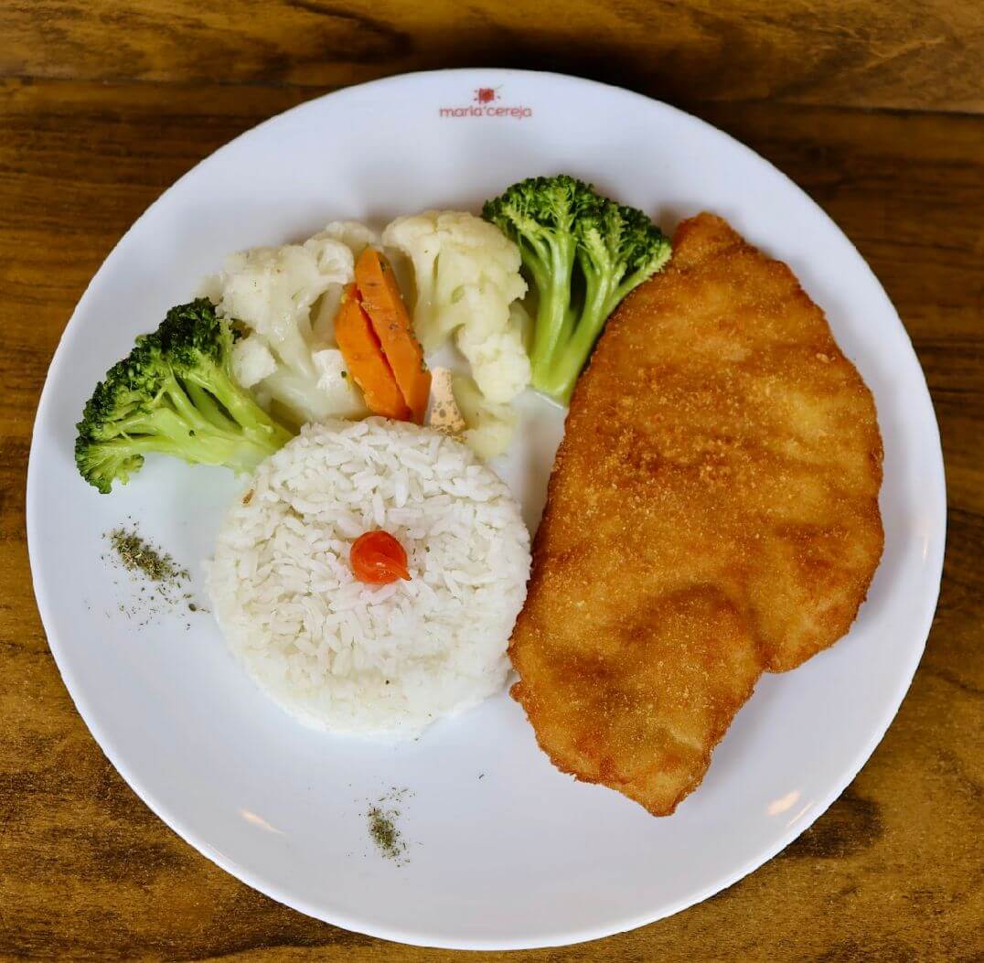 Filé de frango à milanesa (2ª a 6ª, das 11 às 15h)