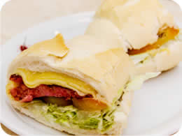 X - calabresa salada