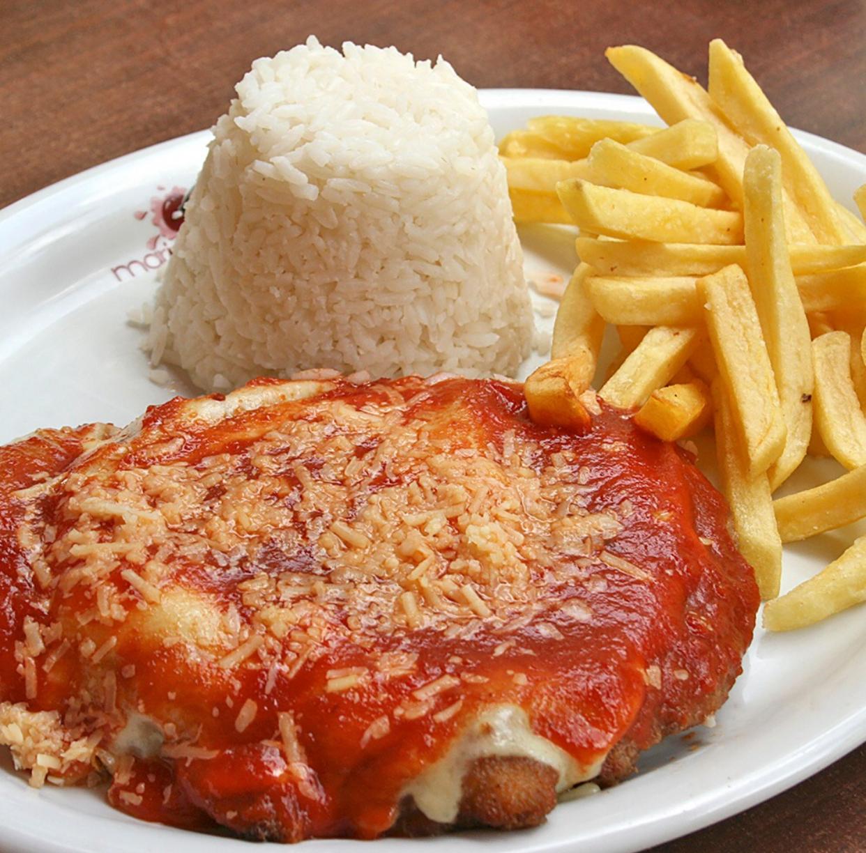 PARMEGGIANA DE FRANGO