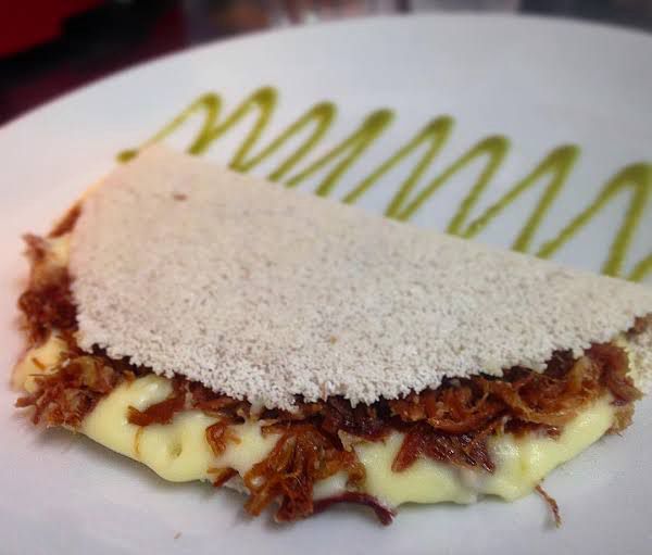 Tapioca Carne seca com catupiry